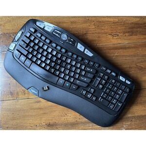 Logitech K350 ( Y-RBN90 ) Wireless Comfort Wave Ergonomic Keyboard W/ UNIFY USB